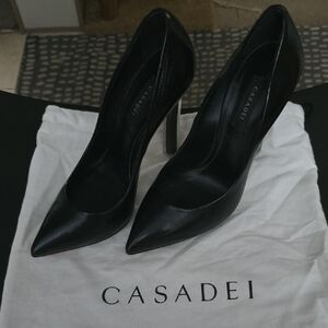 Casadei Black Heels Elegant Design ♡Like New♡